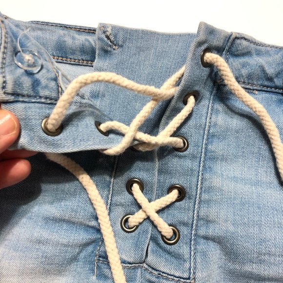 REFUGE HIGH RISE SHORT DISTRESSED 6 - Picture 4 of 6